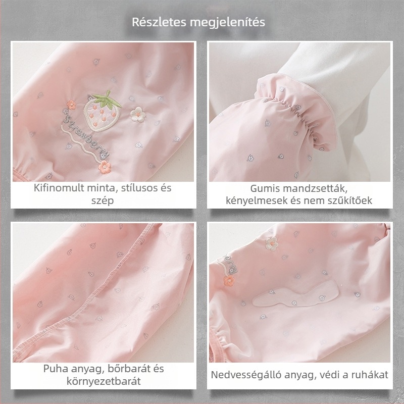 Női ujjvédők – vízálló, virágos minta, modern minimál stílus