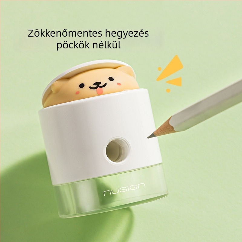 NS073 Pop-Up ceruzahegyező – állat alakú, kézi, műanyag, 6 darab/csomag, 144 darab/doboz