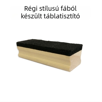 Front Luo Fából készült táblatörlő radír – hátlap: fa, felület: textile, kizárólagos export