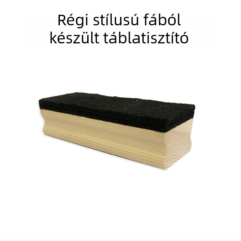 Front Luo Fából készült táblatörlő radír – hátlap: fa, felület: textile, kizárólagos export