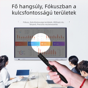 XUELAIBANG oktatási demonstrációs eszköz F21 infravörös lézer flip tollal, ötvözetekből készült, vörös fényforrás