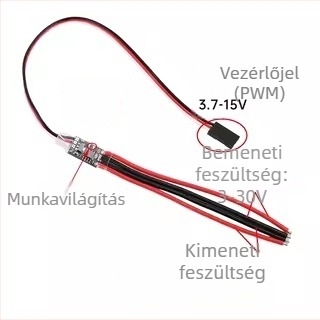 PWM távvezérlésű digitális kapcsoló, 2–20A, 3–30V, PWM jelvezérlés UAV-okhoz és vízpumpákhoz