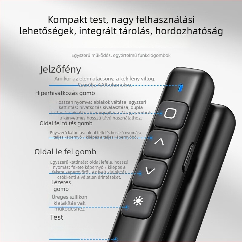 Bias Bi19 lézeres oldalváltó toll lézer pointerrel