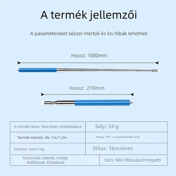 TPEN lézer oldalfordító toll – kézi, hordozható, teleszkópos, rozsdamentes acélból; általános és középiskolai oktatásra