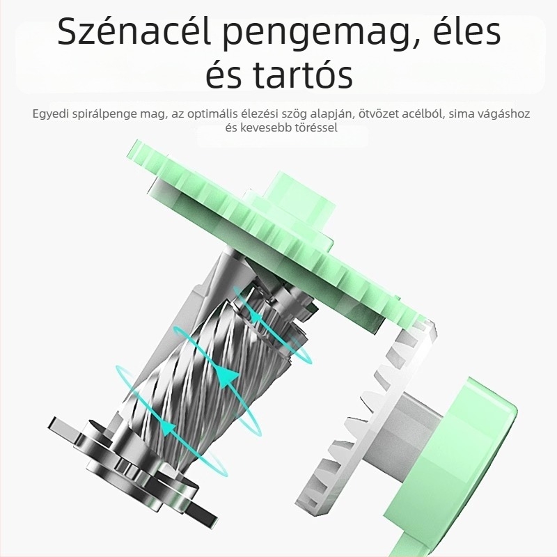 Deli ceruzahegyező - kézi, diákoknak, műanyag test, modell Deli71154
