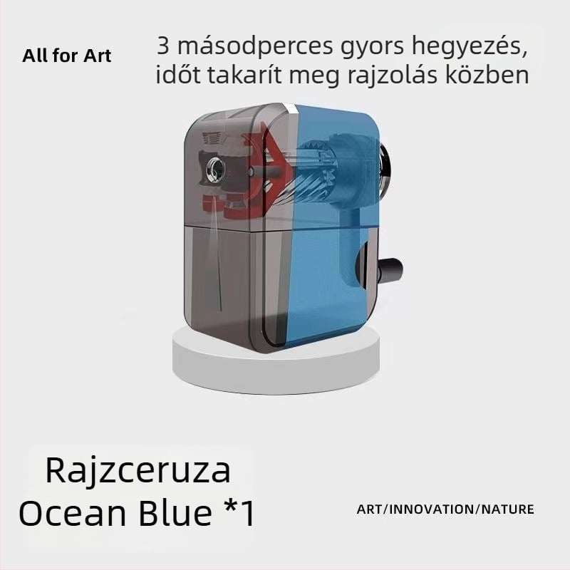 Sketch Pencil Sharpener, Small Q, Legendary Road, Plastic, művészeti diákoknak és diákoknak az általános iskolában