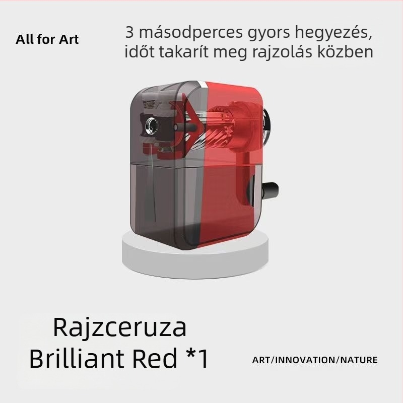 Sketch Pencil Sharpener, Small Q, Legendary Road, Plastic, művészeti diákoknak és diákoknak az általános iskolában