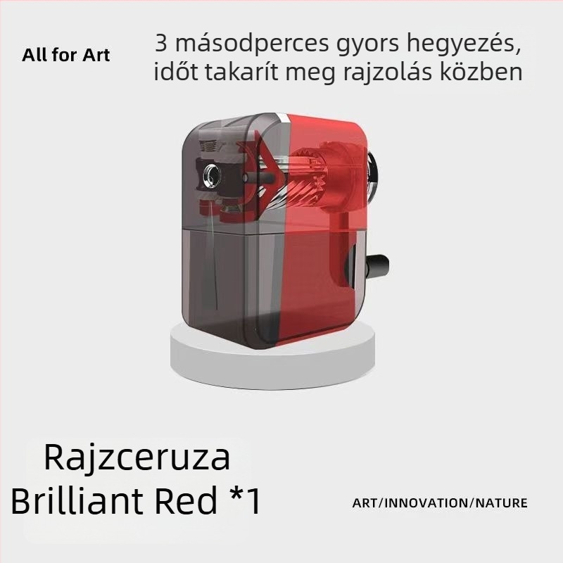 Sketch Pencil Sharpener, Small Q, Legendary Road, Plastic, művészeti diákoknak és diákoknak az általános iskolában