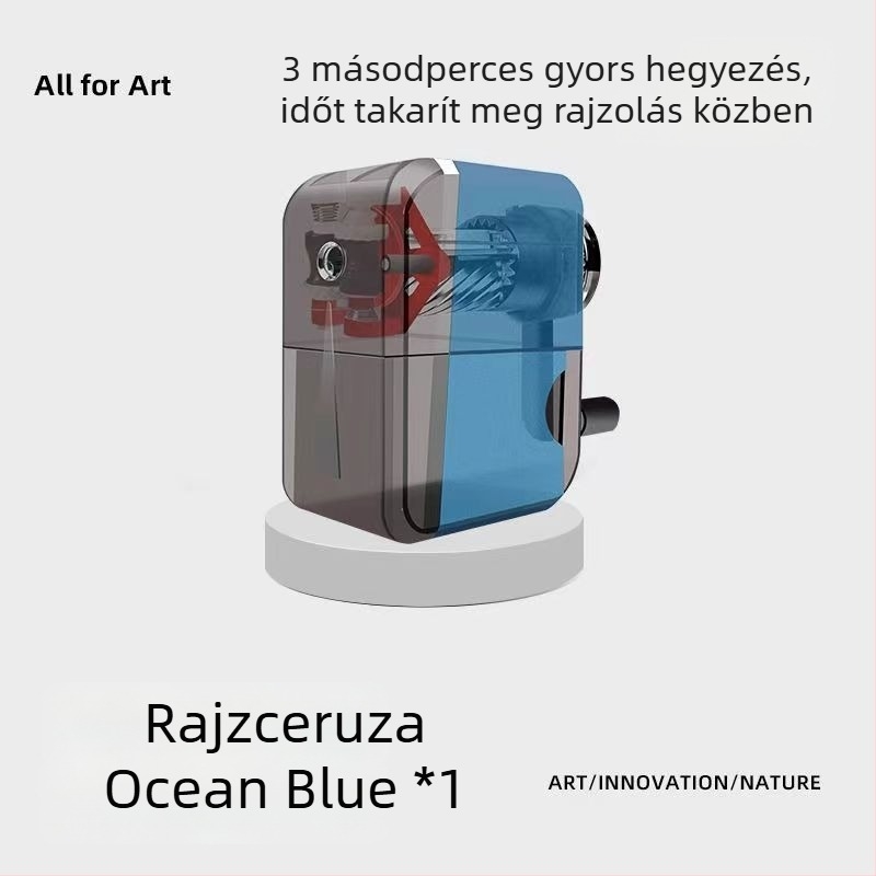 Sketch Pencil Sharpener, Small Q, Legendary Road, Plastic, művészeti diákoknak és diákoknak az általános iskolában