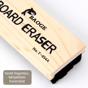 Platinology Faanyagból készült fehér tábla radír filc felülettel, antistatikus, logó nyomtatás