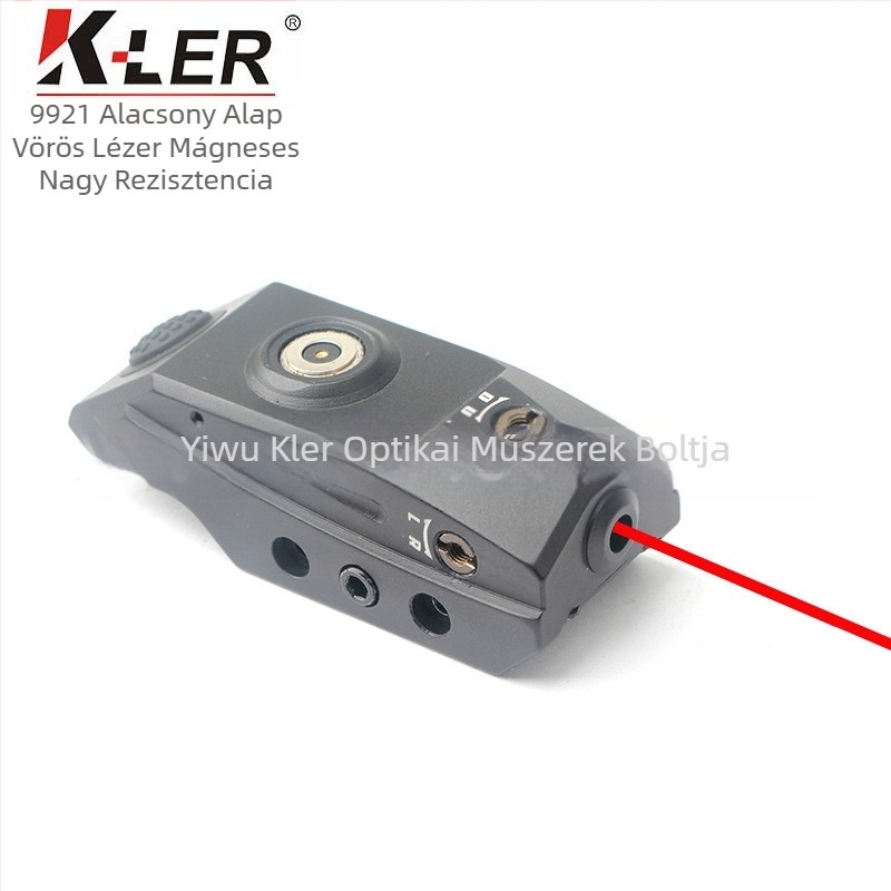 Teljesen fémből készült lézer célzás mágneses töltéssel, kompatibilis 20 mm-es sínnel, testreszabható logó