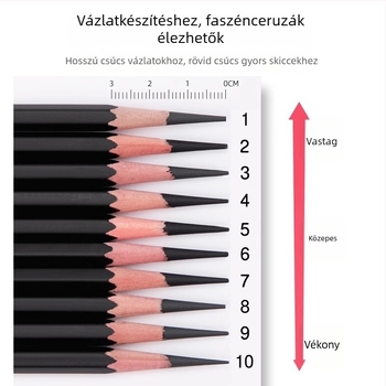 Nakabayashi DPS-H401 Vázlatceruza hegyező, kézi hajtású, művészeti hallgatók számára