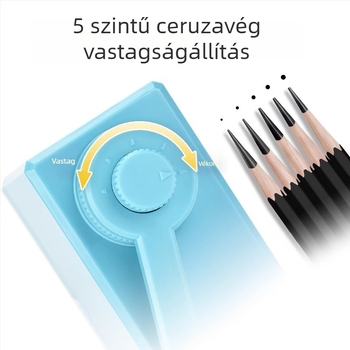 Nakabayashi DPS-H401 Vázlatceruza hegyező, kézi hajtású, művészeti hallgatók számára