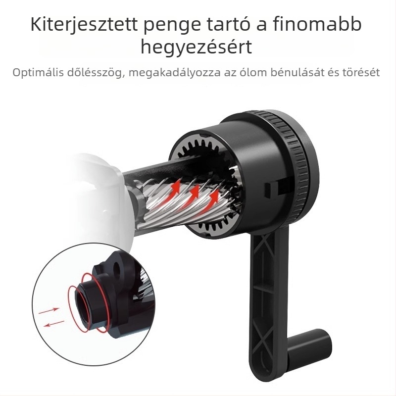 Nakabayashi DPS-H401 Vázlatceruza hegyező, kézi hajtású, művészeti hallgatók számára