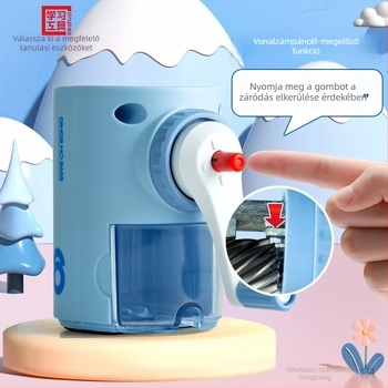 Dingbang 8688 ceruzahegyező, műanyagból, manuális működtetés, geometriai forma