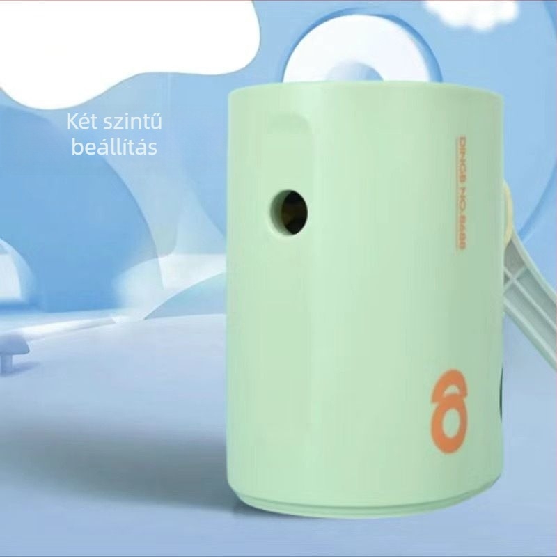 Dingbang 8688 ceruzahegyező, műanyagból, manuális működtetés, geometriai forma