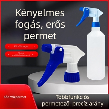 500 ml műanyag permetező palack kék-fehér, háztartási öntözéshez és tisztításhoz