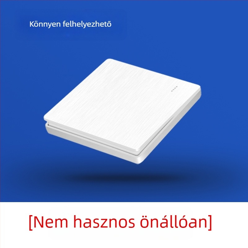 Vezeték nélküli távirányítós kapcsoló, kettős vezérlés, 86-os panel, 220V
