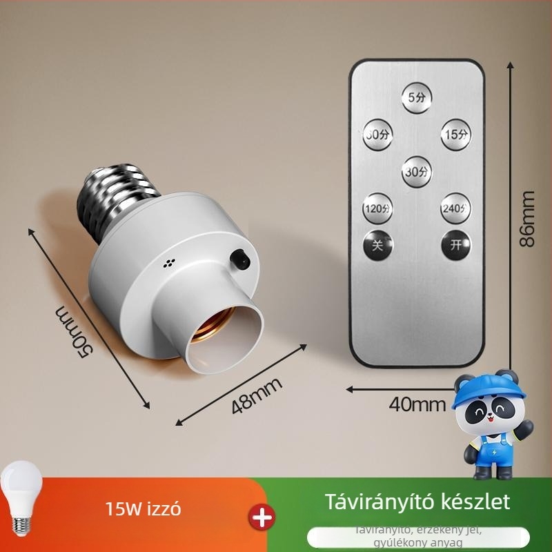 Puxi vezeték nélküli távirányítós lámpatartó háztartási használatra – kapcsoló típusa: távirányító