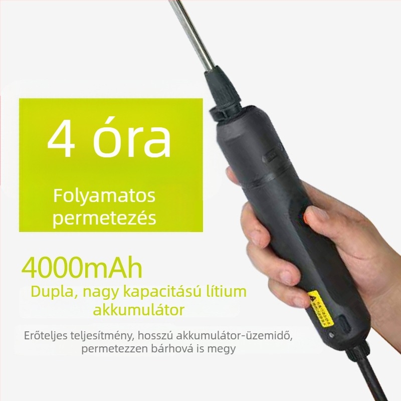Hongfei Elektromos kézi permetező, újratölthető lítium-ion akkumulátorral, kerthez, automata permetező rúd