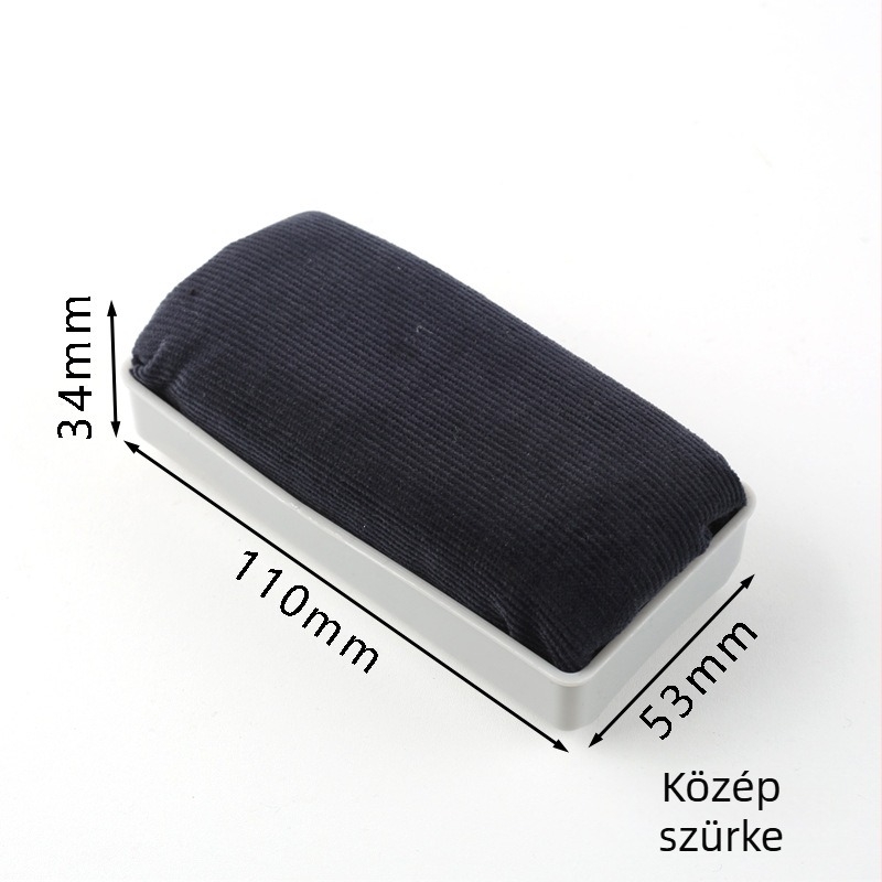 Mágneses fehér táblához való radír Flanel panellel, mosható, kompatibilis fehér és fekete táblákkal, Platinology