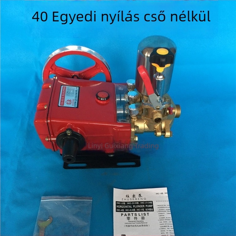 Típus 40 Háromhengeres tolópumpa permetező — Sunong, térfogat 34-39, növényvédelmi célra, 1 év utókövető szolgáltatás