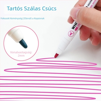 Mágneses fehér tábla marker készlet, ecsetes vég, víz alapú, törölhető, vonalvastagság 2,0 mm