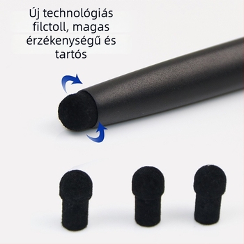 Lézeres oldalforgató toll – mindent egyben érintő stylus, hordozható, mágneses rögzítés, ABS anyag