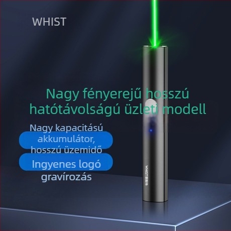 Whist lézerpointer – fémtest, kategória 3b, prezentációs eszköz.