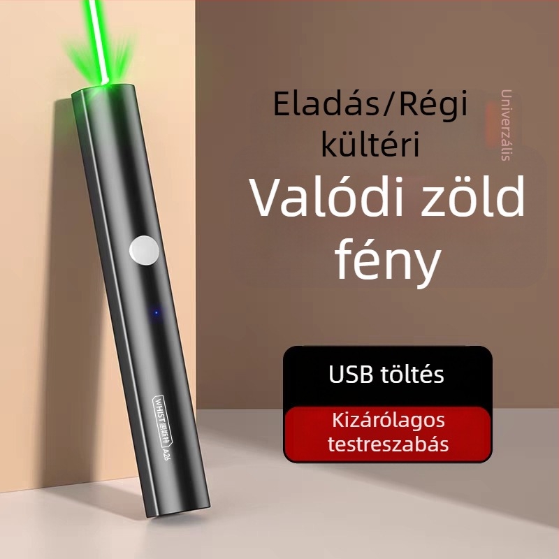 Whist lézerpointer – fémtest, kategória 3b, prezentációs eszköz.