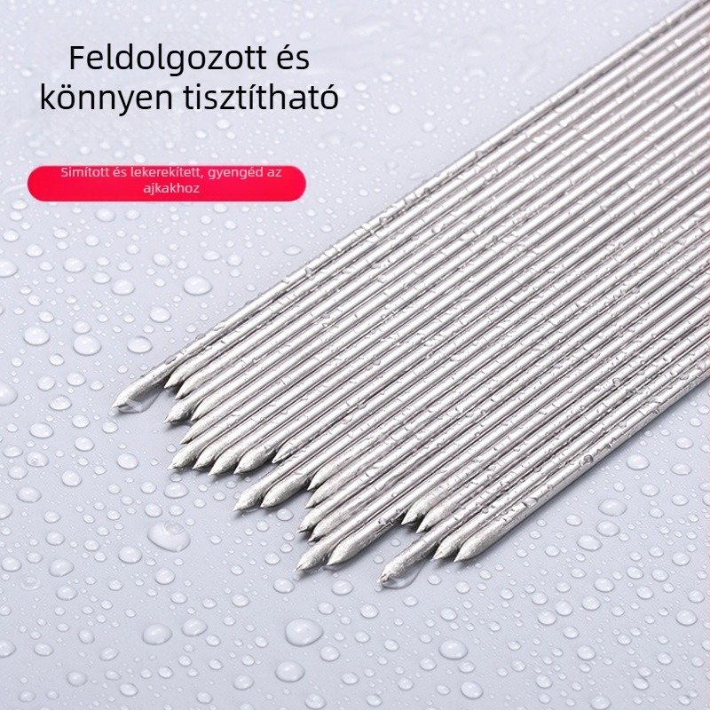 Harden 304 rozsdamentes acél kerek nyárs grillsütőhöz – báránynyársak, grillvillák