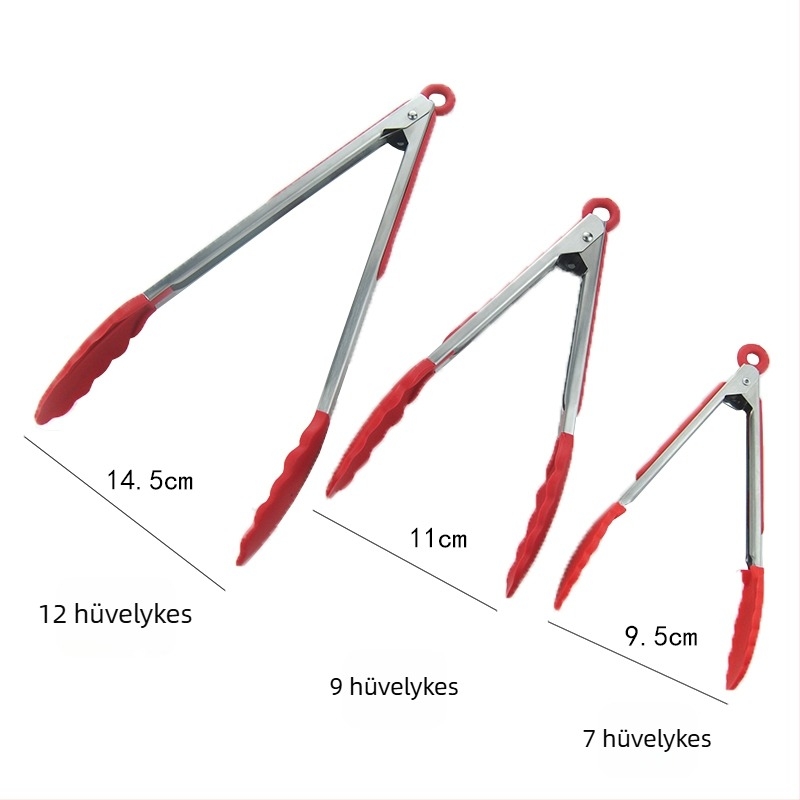 Szilikon ételklipsz, magas hőállóság, csúszásmentes, égési sérülések elleni védelem, multifunkcionális, logónyomtatás lehetséges
