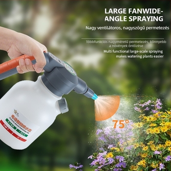 Chiba dew Elektromos öntöző kanna – kompakt otthoni permetező készülék öntözésre, növényvédő szer alkalmazására, fertőtlenítésre és tisztításra