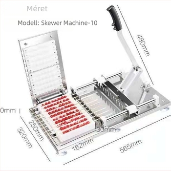 BBQ nyársak — rozsdamentes acél, újrahasználható, márka Qiu feng, kategória: grill villa и nyársak