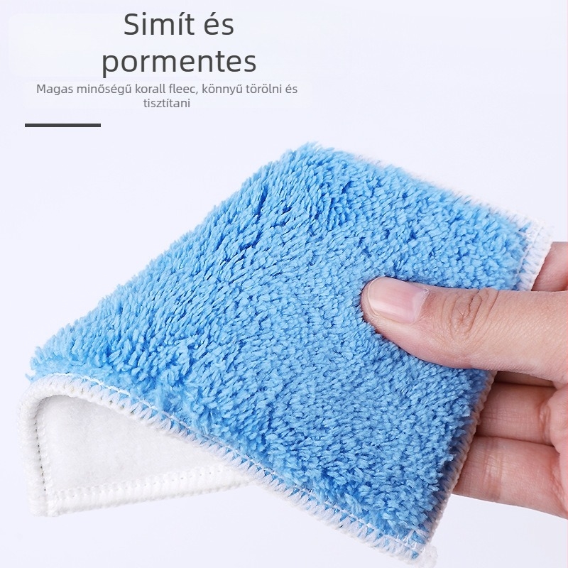 Magnetic King táblára radír ABS műanyag felülettel és korall flanel hátlappal