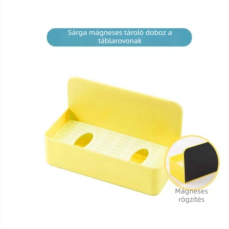 Magnetic King táblára radír ABS műanyag felülettel és korall flanel hátlappal