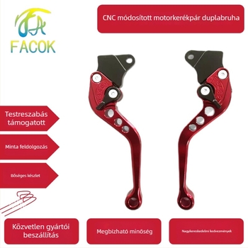 Motorkerékpár kormánymarkolat készlet – CNC alumínium ötvözet, univerzális, hat pozícióban állítható, FACOK GS_1