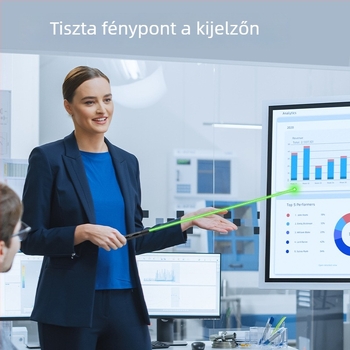 Töltővel működő lézerpointer (200 m hatótávolság, Deli)