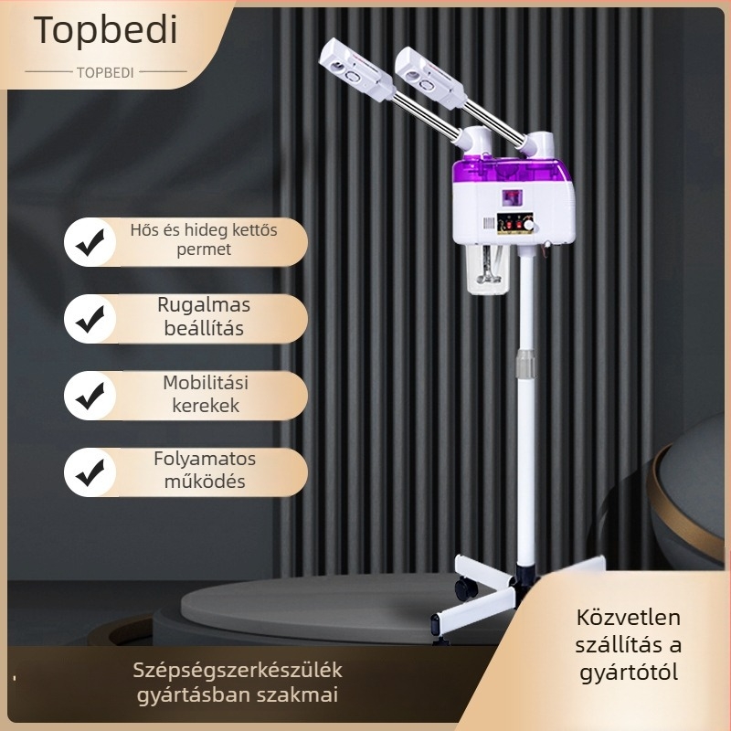Topbedi TTM-959A Kétcsöves arcpermetező, meleg és hideg permet, ABS ház, köd idő legfeljebb 10 s