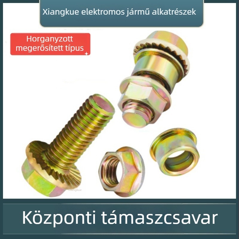 Elektromos járművek középső tartócsavarok, anyag: vas, márka: XK, dobozban 1000 darab, feszültség: Egyéb