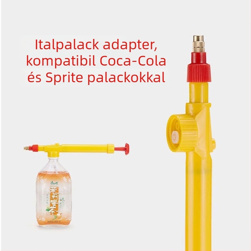 Üveghez való kézi permetezőfej — műanyag kivitel, kertben történő felhasználás, engedélyezett magánmárka