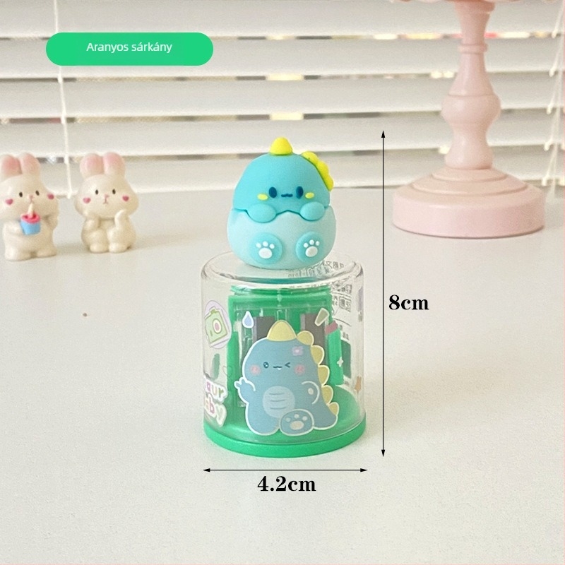 Kézi ceruzahegyező – állat motívum, modell 03101, műanyagból, tömeg 43 g