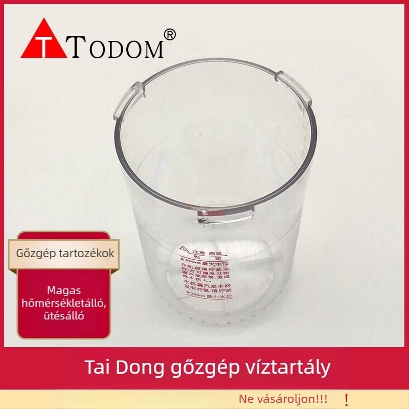 Todom DT-118 Vízspriccses edény arc-berendezéshez – Meleg/Hideg permet, 1. fokozat, köd idő 121–180 s, PC tartós magas hőmérsékleten