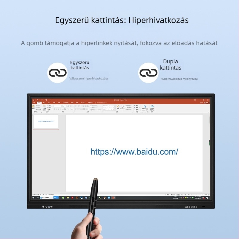 TPEN lézeres PPT oldalak közti toll tanításhoz – Hardver anyag, Nyomtatott logó, Testreszabás, Licencelt magánmárka