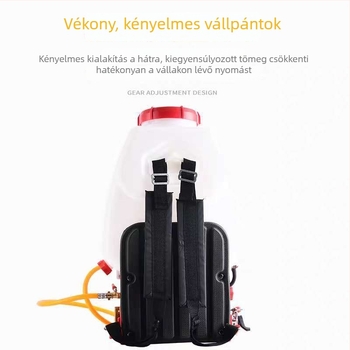 Benzines hátizsákos permetező, kéthaktos motor, magasnyomású pumpa, kapacitás 25L/20L, növényvédelemhez