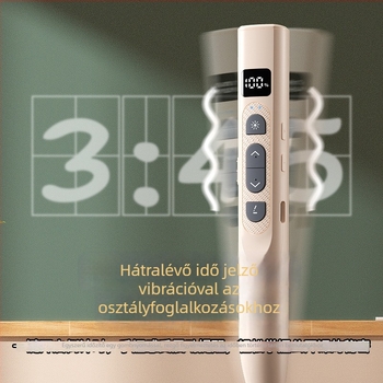 Q302 lapozó toll kinyitható mutatóval és lézerrel — multifunkcionális előadó PPT/Multimédiához