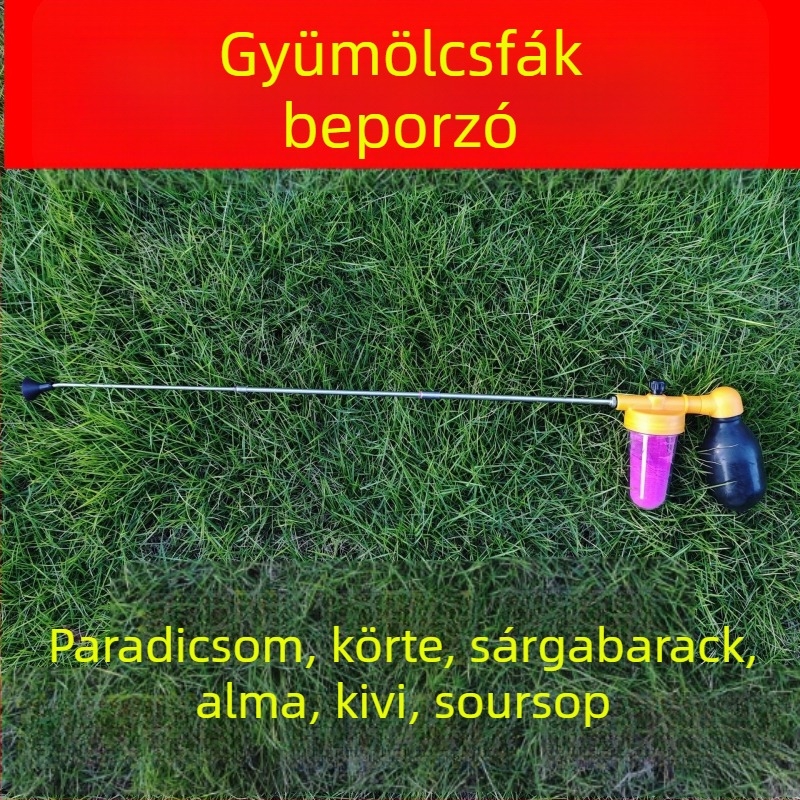 Gyümölcsfa beporzója — műanyag, kézi, alkalmas gyümölcsfákhoz és kertészkedéshez