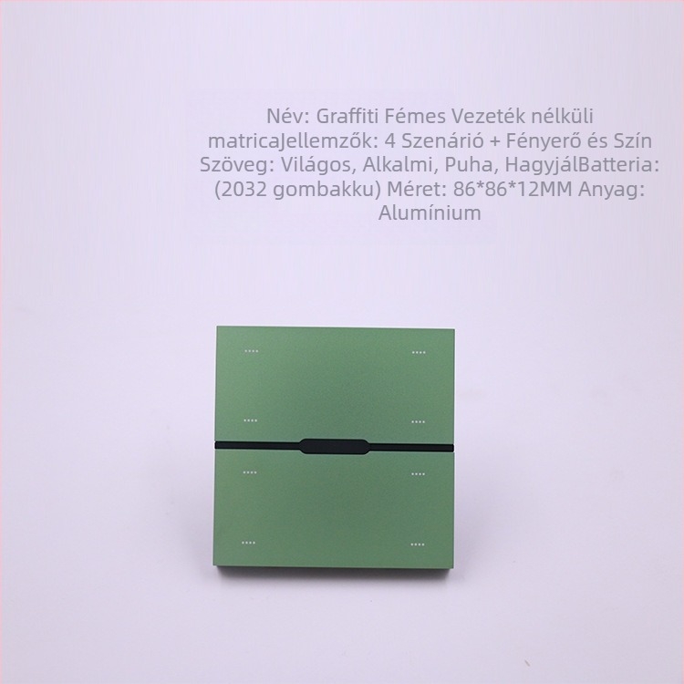 Zigbee vezeték nélküli nyolcgombos távirányító kapcsoló fényerő-szabályozással és jelenetkezeléssel