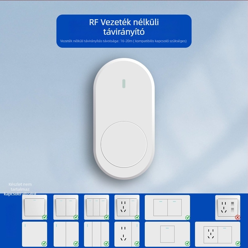 Vezeték nélküli távirányítós kapcsoló beltéri használatra — Márka Other, kapcsoló típusa: távirányító