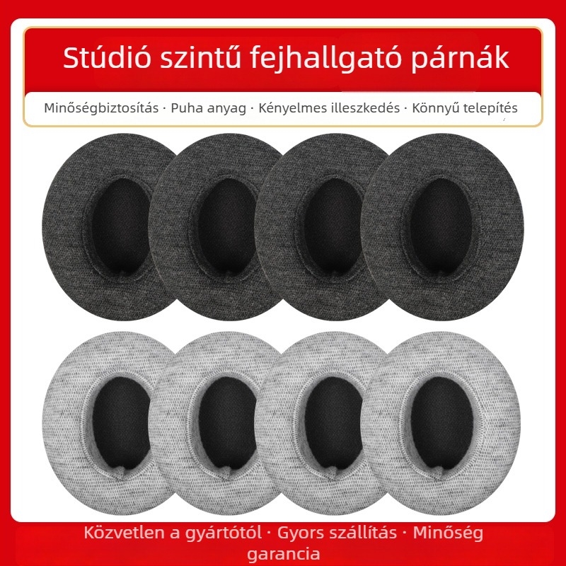 Beats Studio 2/3 fejhallgató fülpárna fedél – műbőr külső, puha pamutszívó belső